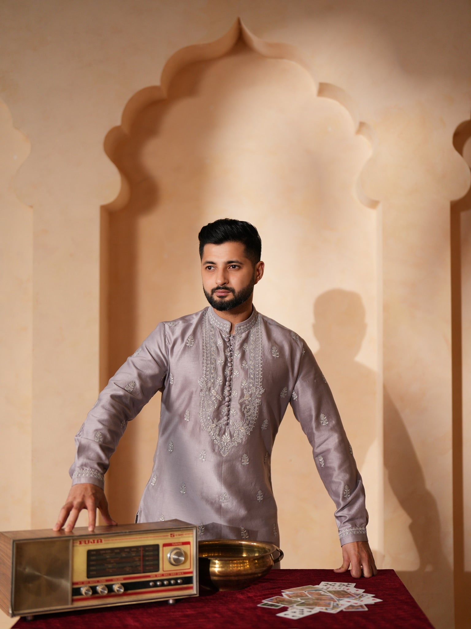Lilac Mehfil Kurta