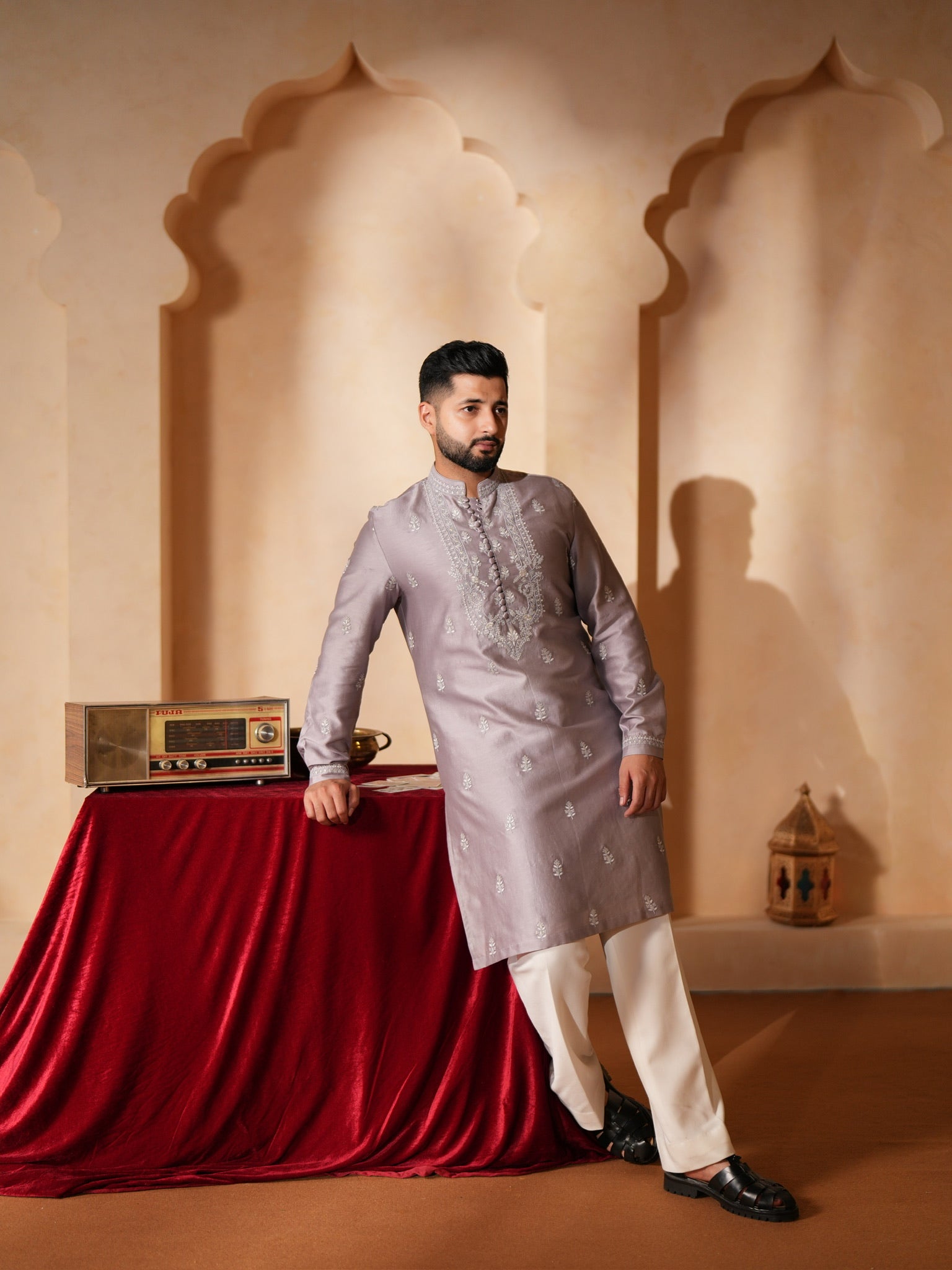 Lilac Mehfil Kurta