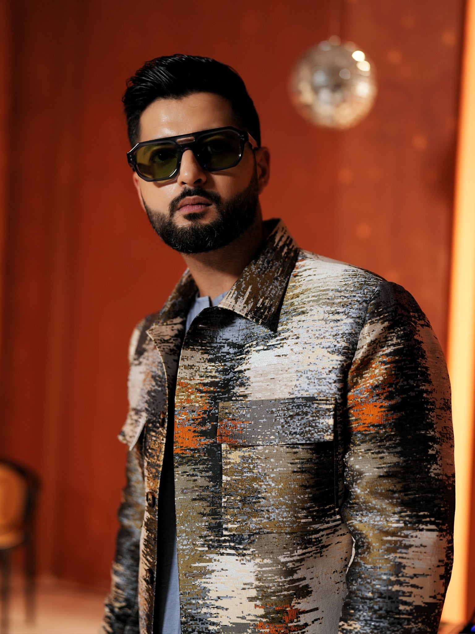 Brushed Metallic Jacket