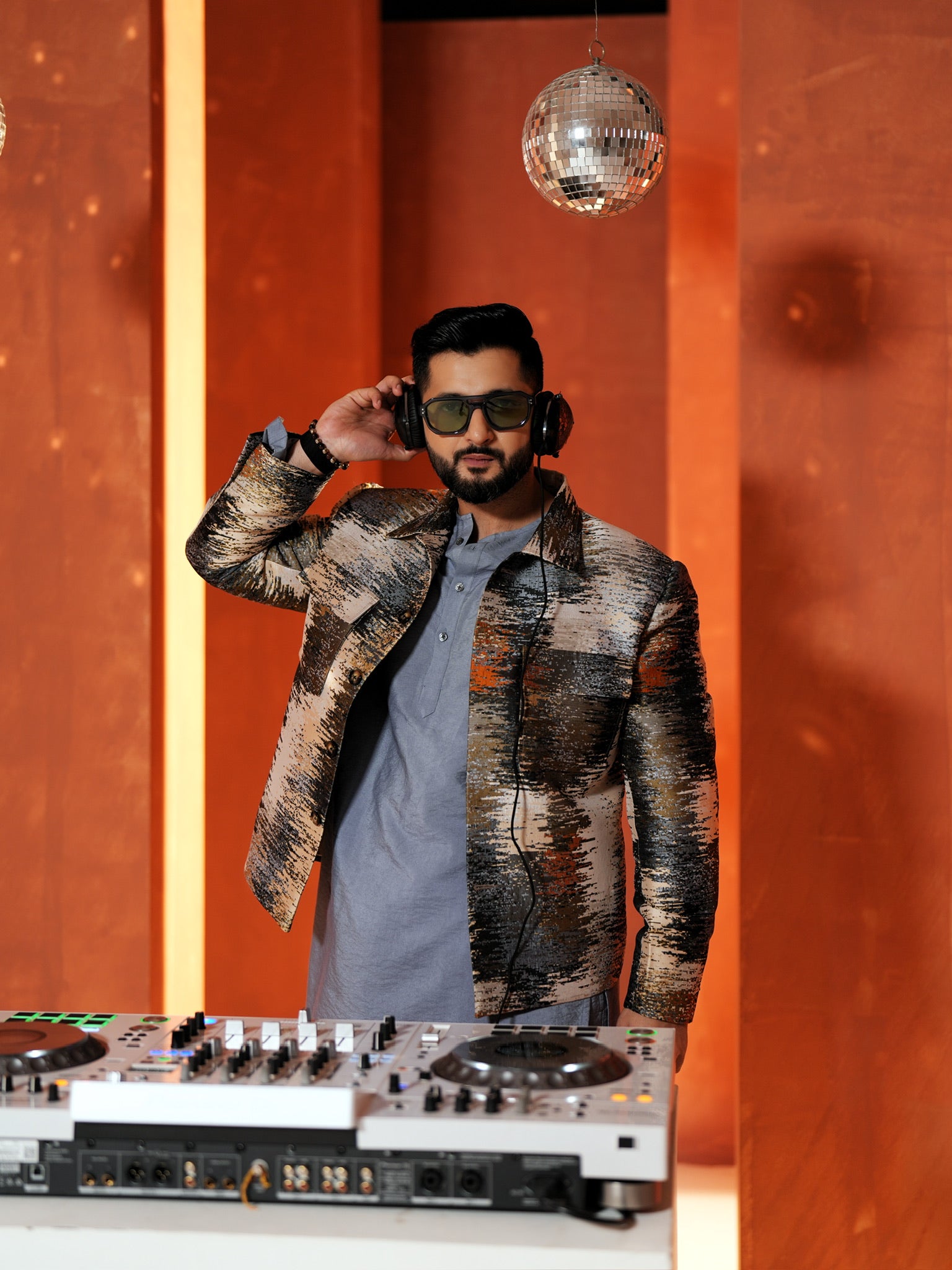 Brushed Metallic Jacket