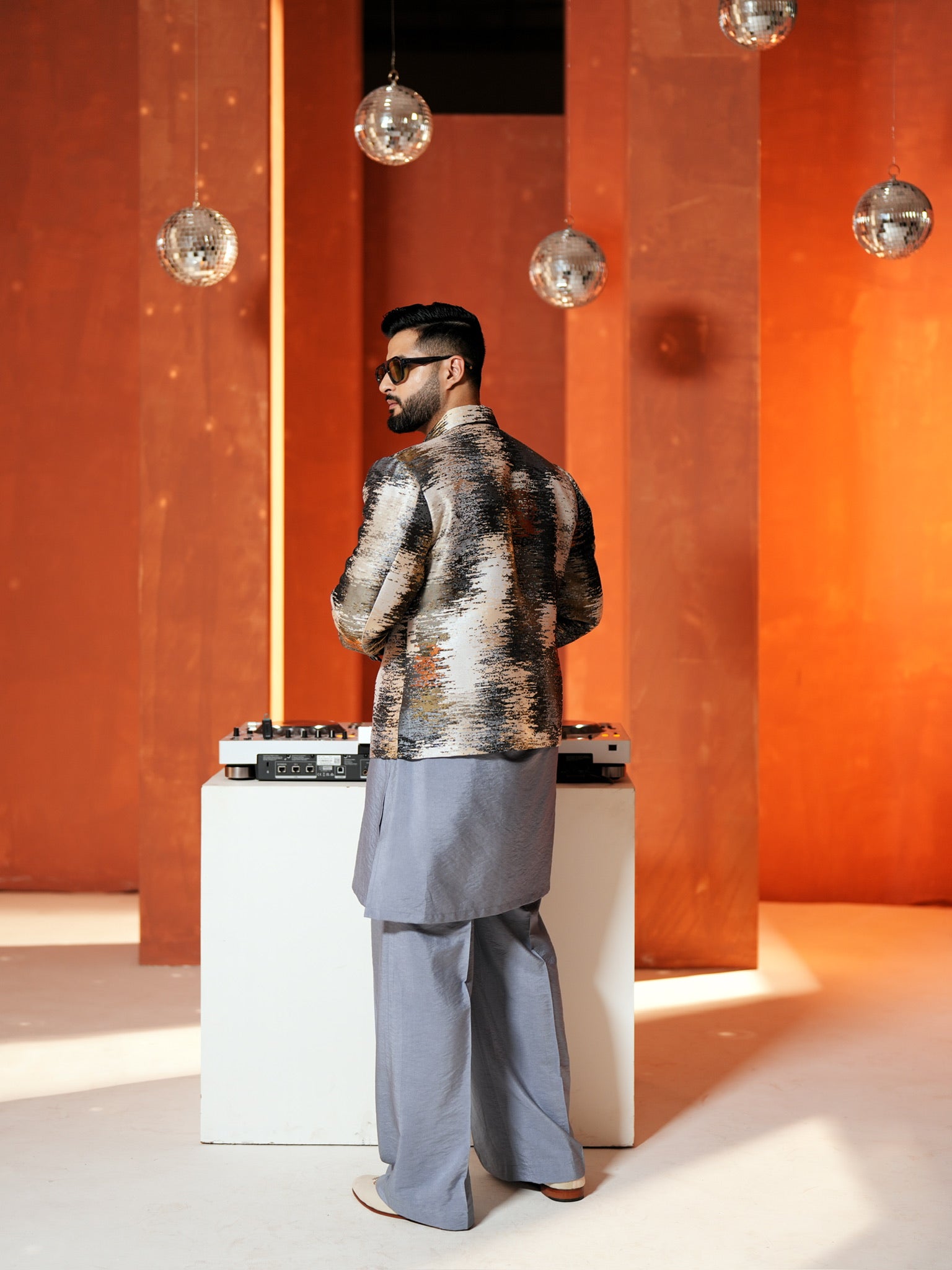 Brushed Metallic Jacket