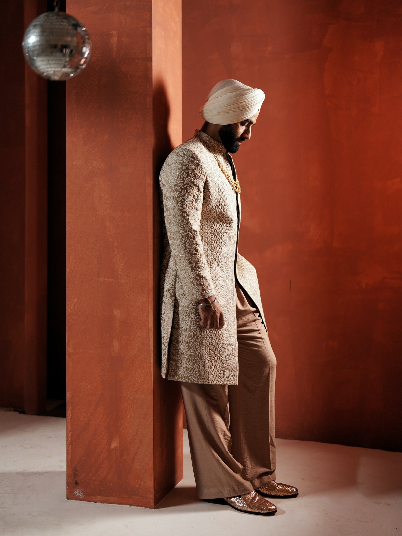 Champagne Gold Sherwani