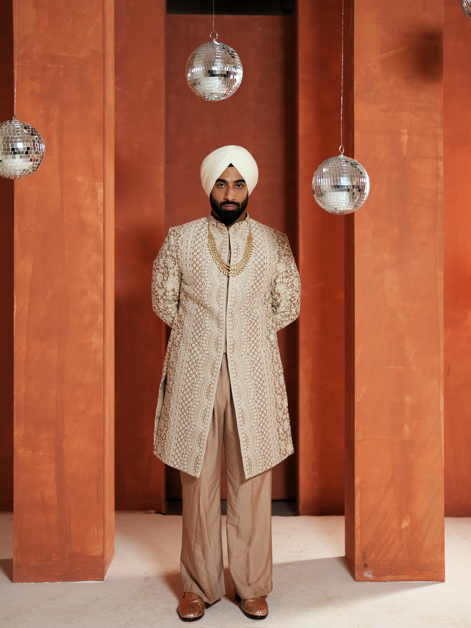Champagne Gold Sherwani