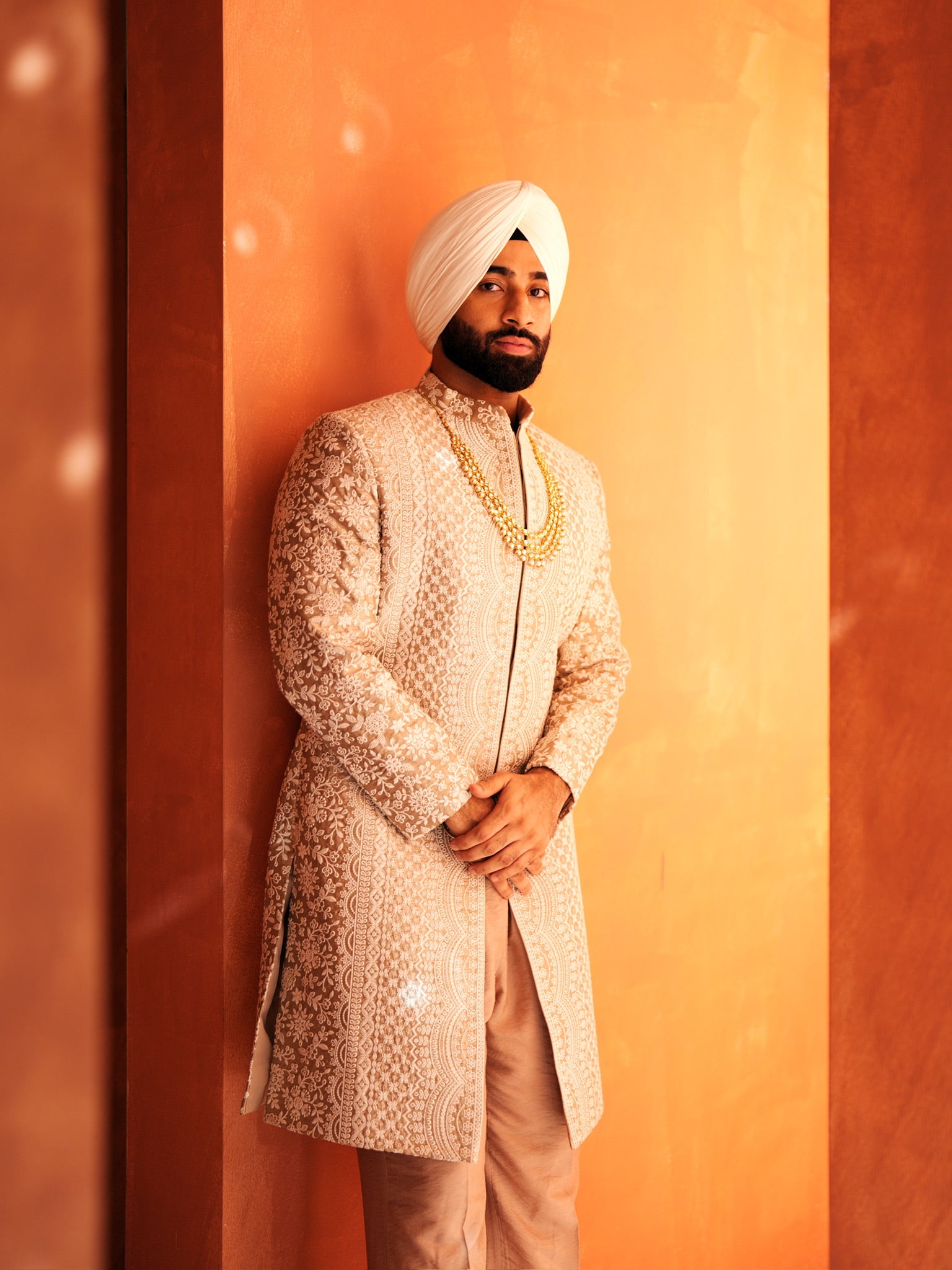 Champagne Gold Sherwani