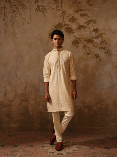 Pearl Embrace chikankari kurta