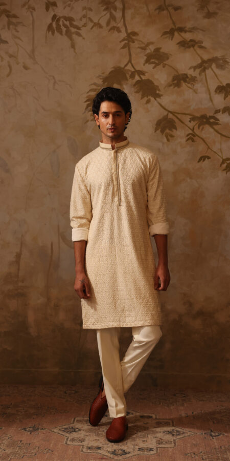 Pearl Embrace chikankari kurta