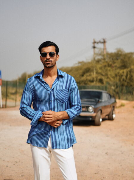 Sapphire Stripes Resort Shirt - Image 2